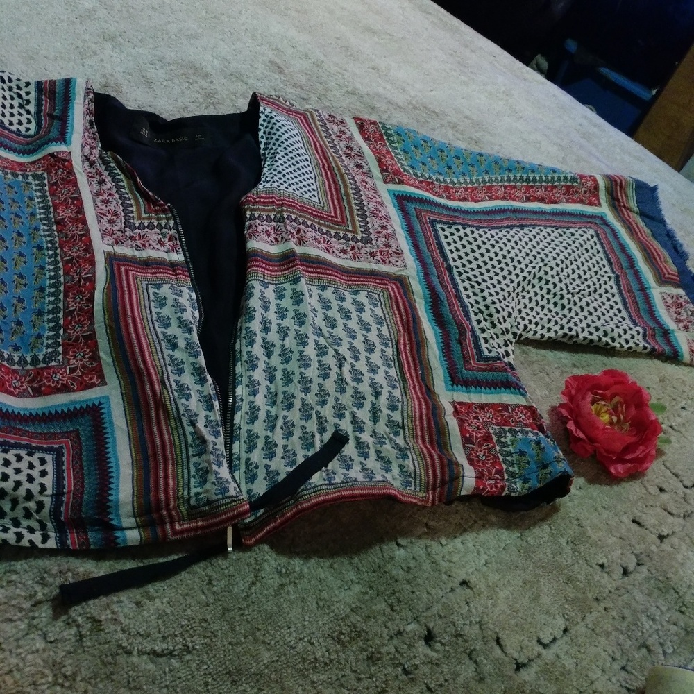 Fun boho zara jacket!